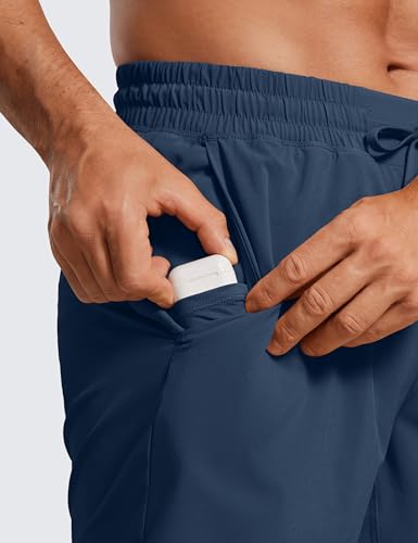 Image of CRZ YOGA Linerless Workout Shorts 7'' | Lightweight, Quick Dry, Running, Pockets, for Men