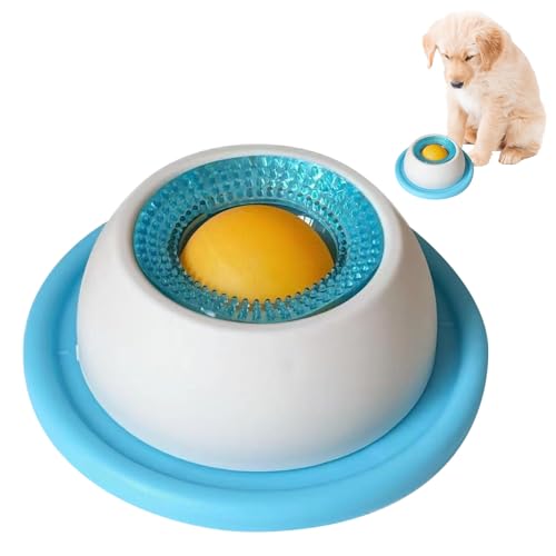 Moerstar, Giocattolo per leccarsi per cani, Palla da leccare per cani e gatti, Giocattolo interattivo intelligente per cani e gatti, Giocattolo antiscivolo per alimentazione lenta per la gestione
