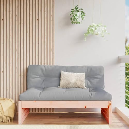 Sofá central de 120 x 80 cm en madera maciza Douglas para jardín 2