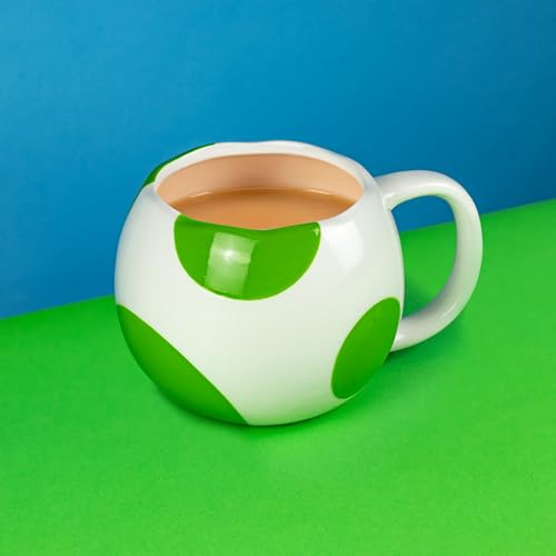 Super Mario Bros. Yoshi Egg Coffee Mug - Officially Licensed Nintendo Ceramic Tea Cup, Novelty Gift for Mario Brothers Fans, Large Capacity | Paladone by Paladone - Image 3