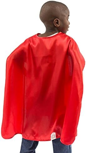 Everfan Red Polyester Satin Superhero Cape - Kids
