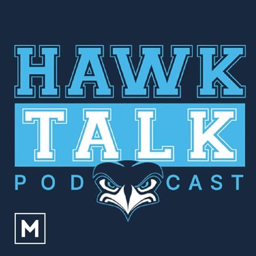 Hawk Talk Podcast Por Tom Frank Grey Frank arte de portada