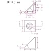 8PCS Black Angle Sharp Corner Bracket Connector for 6mm Slot Aluminum Extrusion Profile 2020 Series (Angle Corner-8PCS)