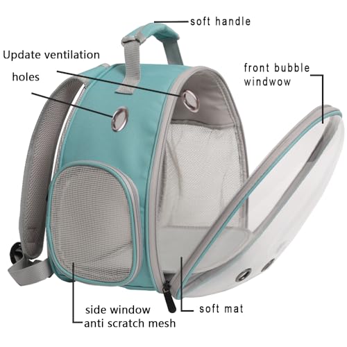 WEVONIGU transportador de cobaia, transportador de cobaia para 2, transportador de viagem de répteis