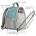 Small Animal Portable Backpack Carrier with Leather Harness and Leash Set,Space Capsule Clear Bubble Window Travel Backpack for Bearded Dragon,Guinea Pig,Rabbit,Airline Approved