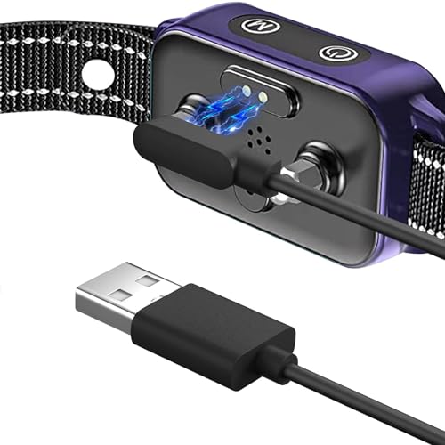Blueshaweu Magnétique Chargeur Compatible avec AKUVU Dog Bark Collar Charger,Magnétique Charger Cable Montre Connectée USB 3,3ft Compatible avec AKUVU Dog Bark Collar (Noir) – vue 7