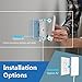 LIDER Flat-Face Outlet Extender with 3 Receptacles, Ultra-Thin Wall Plate Plug with Cord Extender and 3-Outlet Power Strip, 3ft Cord, LWE3-315-W, ETL-Listed, White