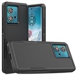 Zotita for Moto Edge 40 Neo Phone,TPU+PC 2-in-1 Anti Drop, wear-Resistant, All-Round Protection Phone case,for Moto Edge 40 Neo Phone use. (Black)