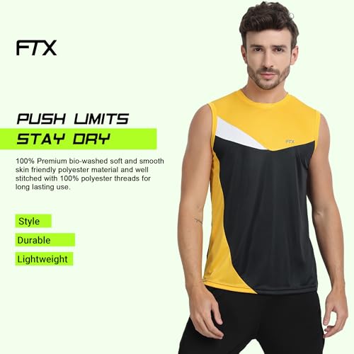 Image of FTX Men's Solid Regular Fit T-Shirt
