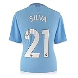 Camiseta de local del 2019-20, firmada por David Silva.