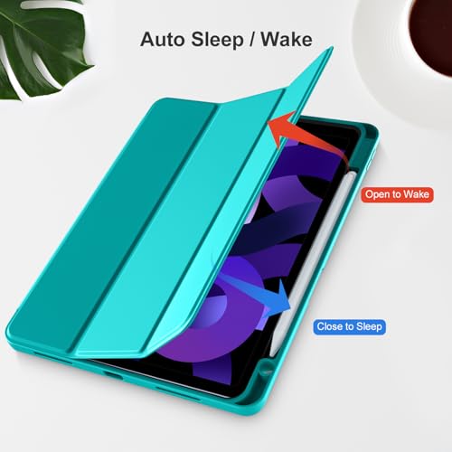 Image of Akkerds for iPad Air 11 Inch Case M4 /M3 /M2, Air 5th /4th Gen 10.9, Teal