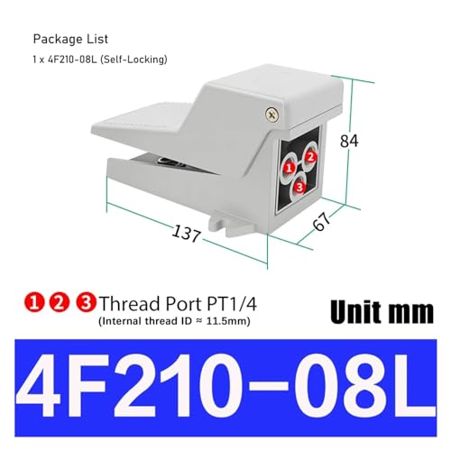 Vanne pneumatique ST-402 contre les fuites d'air de commutation