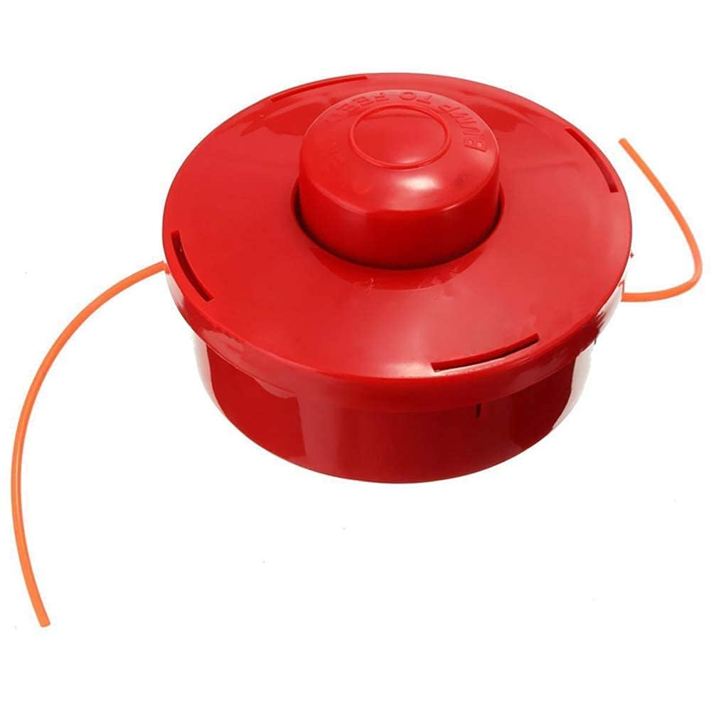 HEAVY DUTY LONG LIFE RED PVC Grass Trimmer Head Brush Cutter 2 Nylon Lines for Brush Cutter-image-40