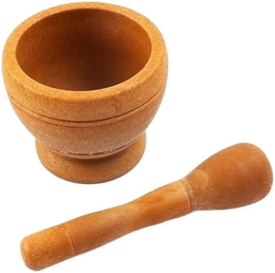 Pestle and Mortar Mortar Pestle Set Garlic Herb Spice Mixing Grinding Crusher Bowl