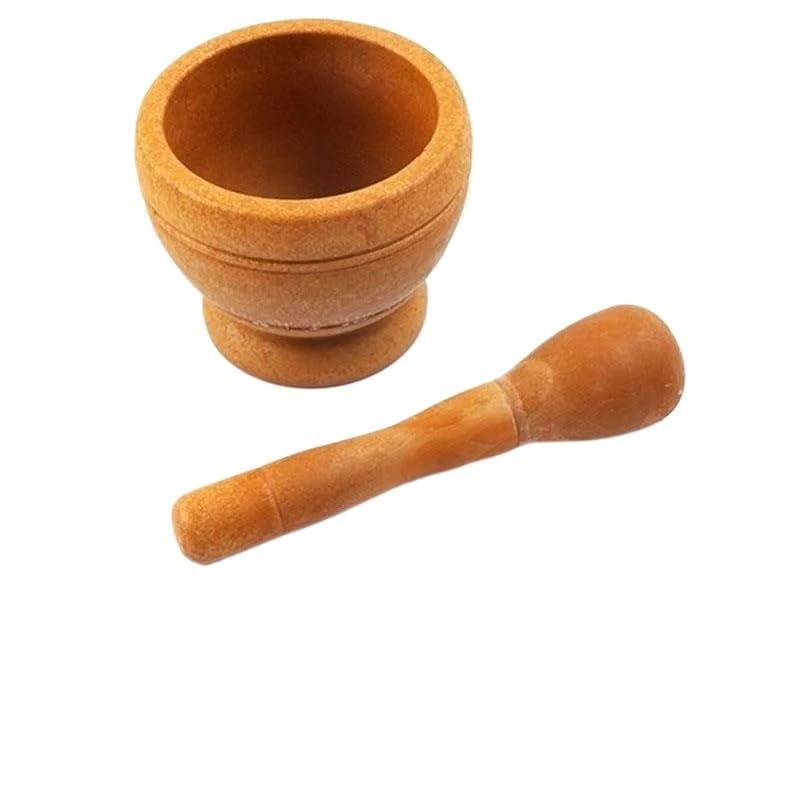 Pestle and Mortar Mortar Pestle Set Garlic Herb Spice Mixing Grinding Crusher Bowl Restaurant