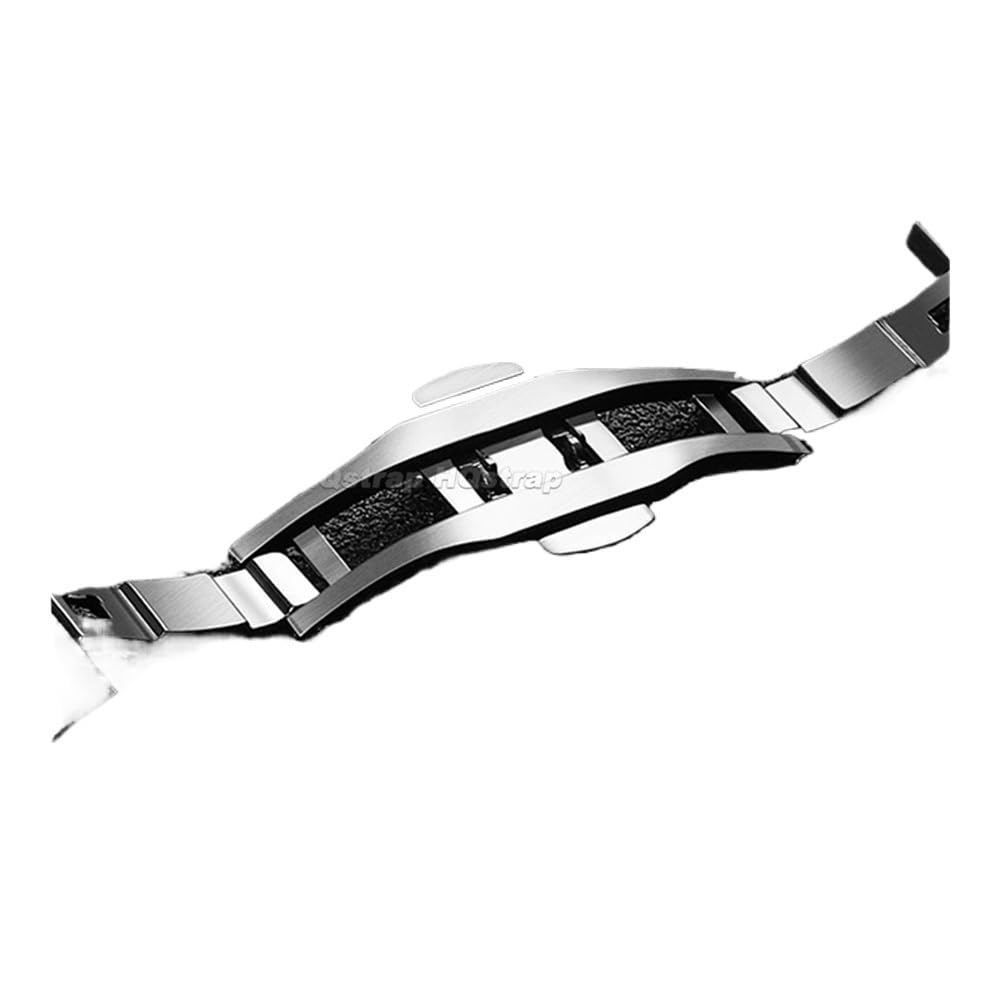 Cinturino for orologio in acciaio 20mm 22mm cinturino in metallo con doppia fibbia a farfalla for cinturino da uomo e donna
