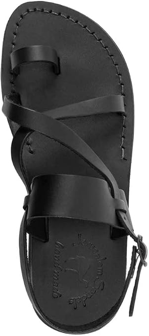 Bethany - Leather Cross Strap Sandal - Womens Sandals