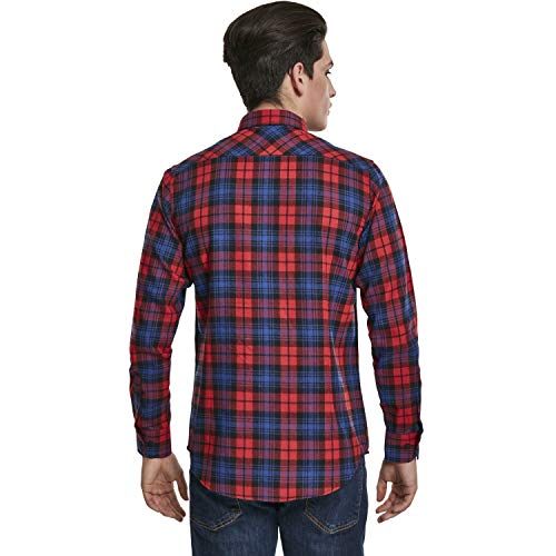 Urban Classics Hemd Checked Flanell Shirt 5