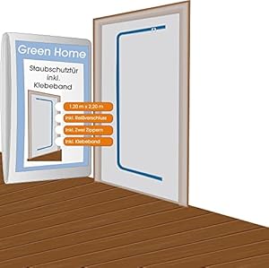 Green Home 15379 Staubschutztür Vlies