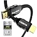 Pacroban 8K HDMI 2.1 Braided Cable (10ft) CL3 Rated Supports 48Gbps Ultra High Speed, 10K 8K 5K 4K at 120Hz, 60Hz Dynamic HDR & Dolby Atmos