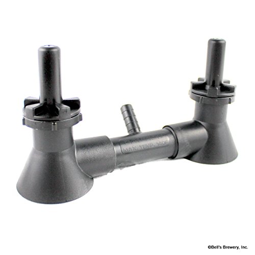 AlcoFermBrew Lave-Bouteilles Double Jet – Nettoyeur pour Bouteilles, Bonbonnes et Siphons – Raccord 3/4” – Rinçage Rapide et Efficace