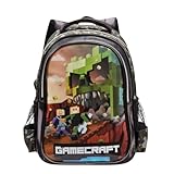 Mochila de Costas Gamecraft Grande Infantil Escolar Resistente