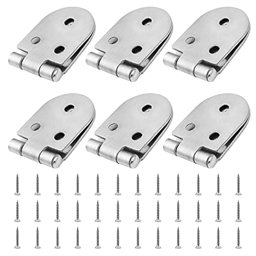 WiMas 6 Stück Klappscharniere 270 Grad Edelstahl Scharniere, Backflap...