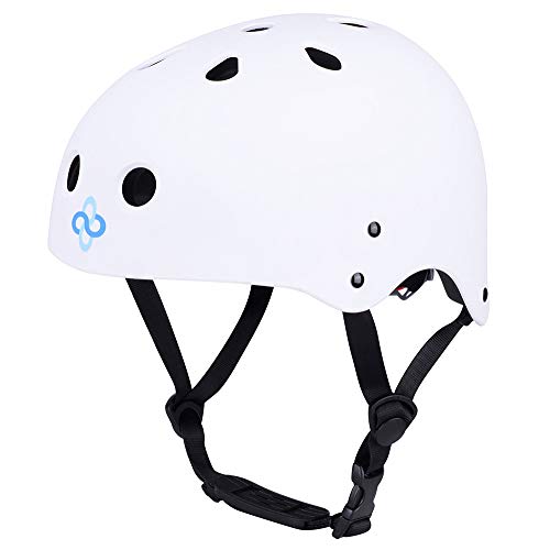 ipoob Adult Kayaking Canoe Whitewater Helmet (Matte Pure White, Large)