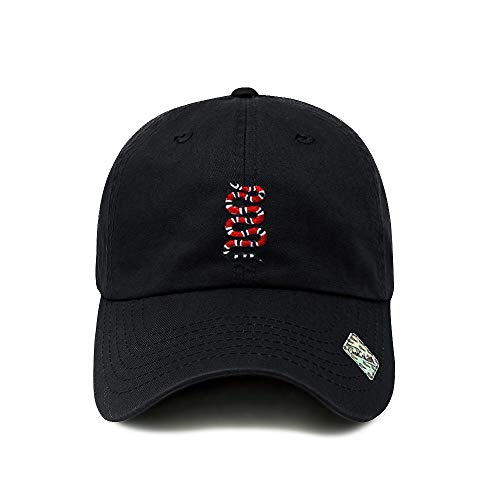 King Snake Dad Hat Cotton Baseball Cap Polo Style Low Profile 12 Colors