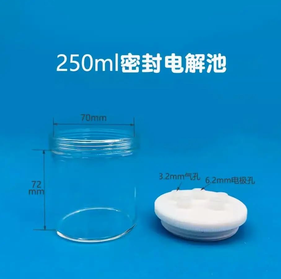 FLUXGOONE C001 Sealed Battery/Five-Port Sealed electrolytic Cell/Three-Electrode electrochemical Cell(250ml)