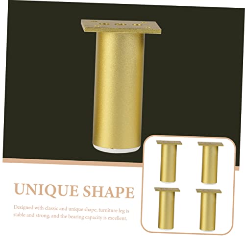 Patas de aleación de aluminio para sofá jojofuny ajustables de 4 piezas 4