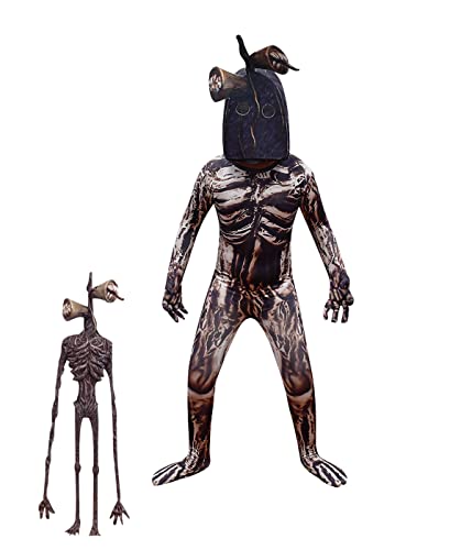 Blackboxes Scary Monster Costumes For Kids Horror Cosplay Bodysuit Boys Strange Head Jumpsuits 130(Height:47-51Inch) #TOP1