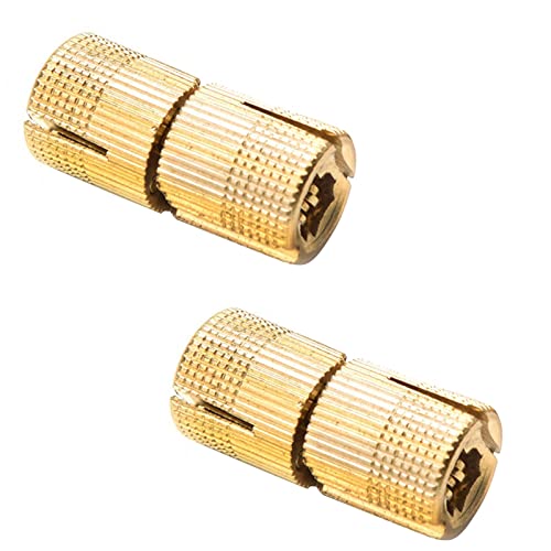 LEVINE Barrel Hinges, Small Mini Hinges,Jewelry Box Hinge,2pcs Copper Barrel Hinges, Invisible Brass Hinges, for Gift Box, Wooden Boxes, Jewelry Boxes (Color : 8mm) (Color : 10mm) (Color : 10mm)