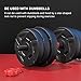 KAKAKE Dumbbell Bars, Weight Lifting Dumbbell Handles Star‑Shaped Lock Nut Fixed Whole Body Muscle Training for Gym for Fitness Training