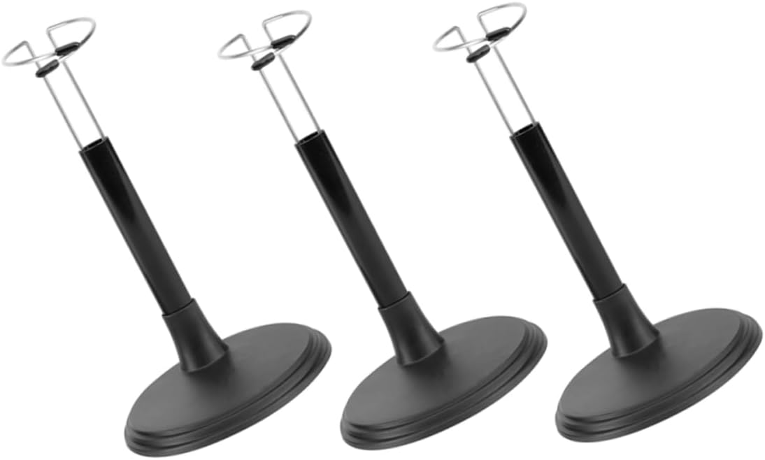 DECHOUS Xmas 3pcs PVC Lightstick Stand for Action Figures and Dolls