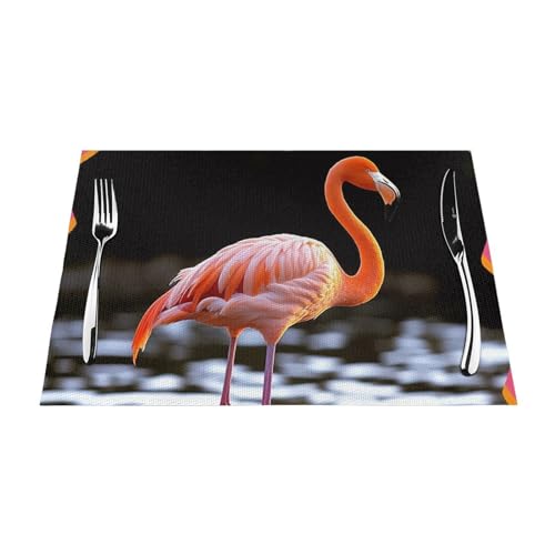 Sets de table antidérapants et résistants à la chaleur en PVC - 8