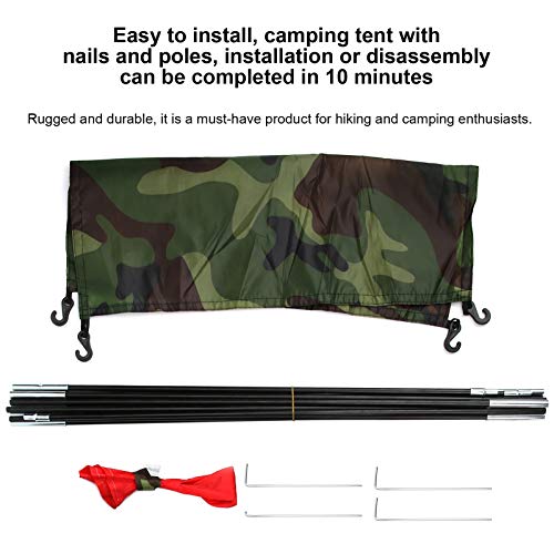 Tarnzelt, Ultraleichtes Zwei-Personen-Zelt, atmungsaktiv für Camping Wandern Bergsteigen Outdoor – Bild 6