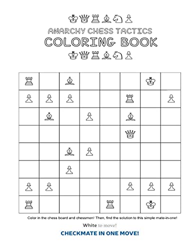 Anarchy Chess Tactics Coloring Book