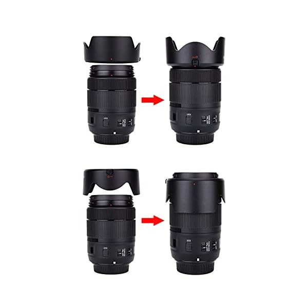 EW-73B Gegenlichtblende & 67 mm Objektivdeckel, kompatibel mit Canon EF-S 17-85 mm f/4-5.6 IS USM Objektiv, EF-S 18-135… – Bild 6