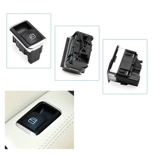 Regulador botón de control KIRYU con elevación suave de ventanillas Benz 7