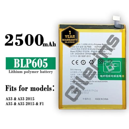 Image of Original BLP605 Battery for Oppo A33-2015 (F1, F1F, F1W, F1FW) Battery with 1 Year Warranty** (FF76)