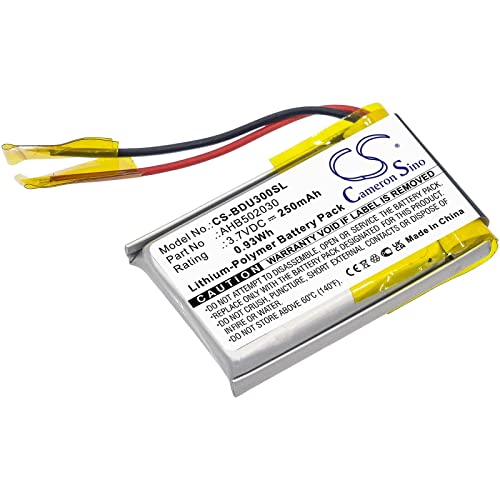 LIONX Battery for BDU3XX Intuvia Display Performance Line CX AHB502030 250mAh / 0.93Wh