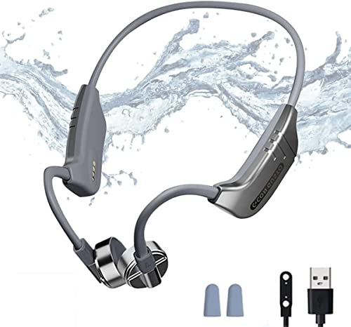 骨伝導 集音器イヤホン しゅうおんき 骨伝導スイミングヘッドフォン、IPX8防水 骨伝導 32Gメモリ骨伝導空気伝導インイヤー3 in 1スポーツヘッドフォンマイク付き 外音取込み高齢機能