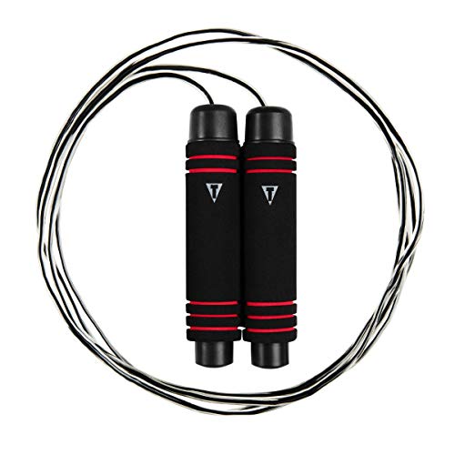 TITLE Boxing Adjustable Jump Rope - Jump Rope, Boxing Fitness, Boxing Conditioning, Boxing Agility, Speed And Agility Training, Foot Work, Foot Speed