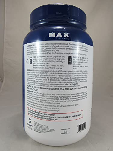 TOP WHEY 3W (900G) - MAX TITANIUM - Chocolate