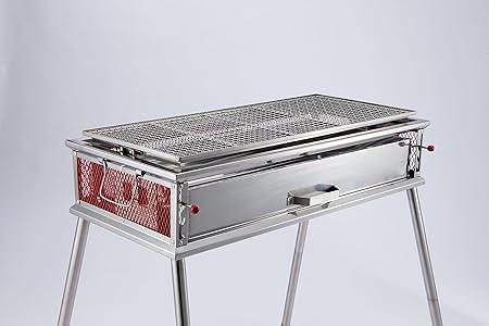 コールマンColeman BBQグリルクールスパイダー プロ/Lレッド【美品】 クールスパイダーステンレスグリル（レッド）の通販｜キャンプ