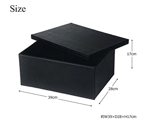 小物入れ Amazon｜小物入れ フェイク レザー 蓋付き ボックス カラーボックス