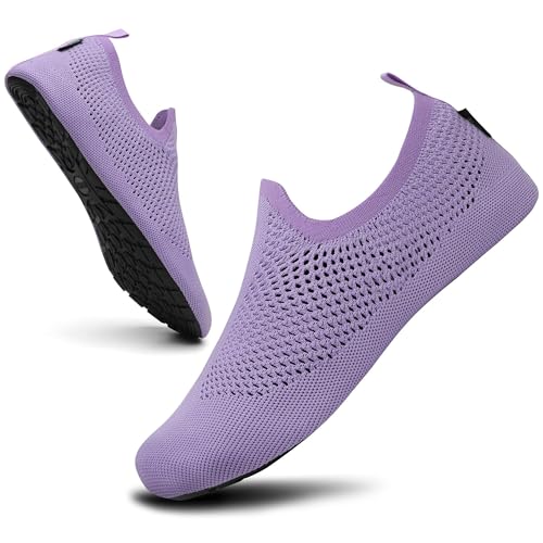 SAGUARO Pantofole Unisex Leggere Antiscivolo Ciabatte da Casa Esterno Traspirante Scarpe da Acqua, AC Viola 42/43