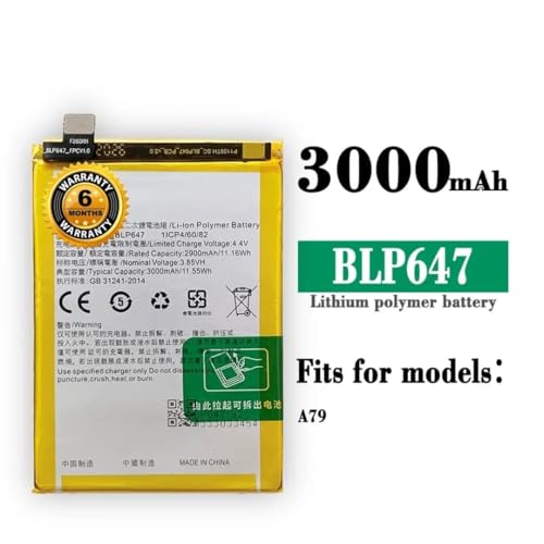 Image of Original BLP647 Battery for Oppo A79 4G (2017) - (3000mAh) Battery with 6 Month Warranty****(MAR142)