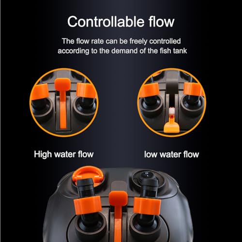 Coospider-Repta 1000F-N Canister Filter Aquarium Filter With Uvc Light Fish Tank Filters With 2 Media Sponge Up To 75 Gallon Ultra Quiet External Turtle Tank Filter thumb #2